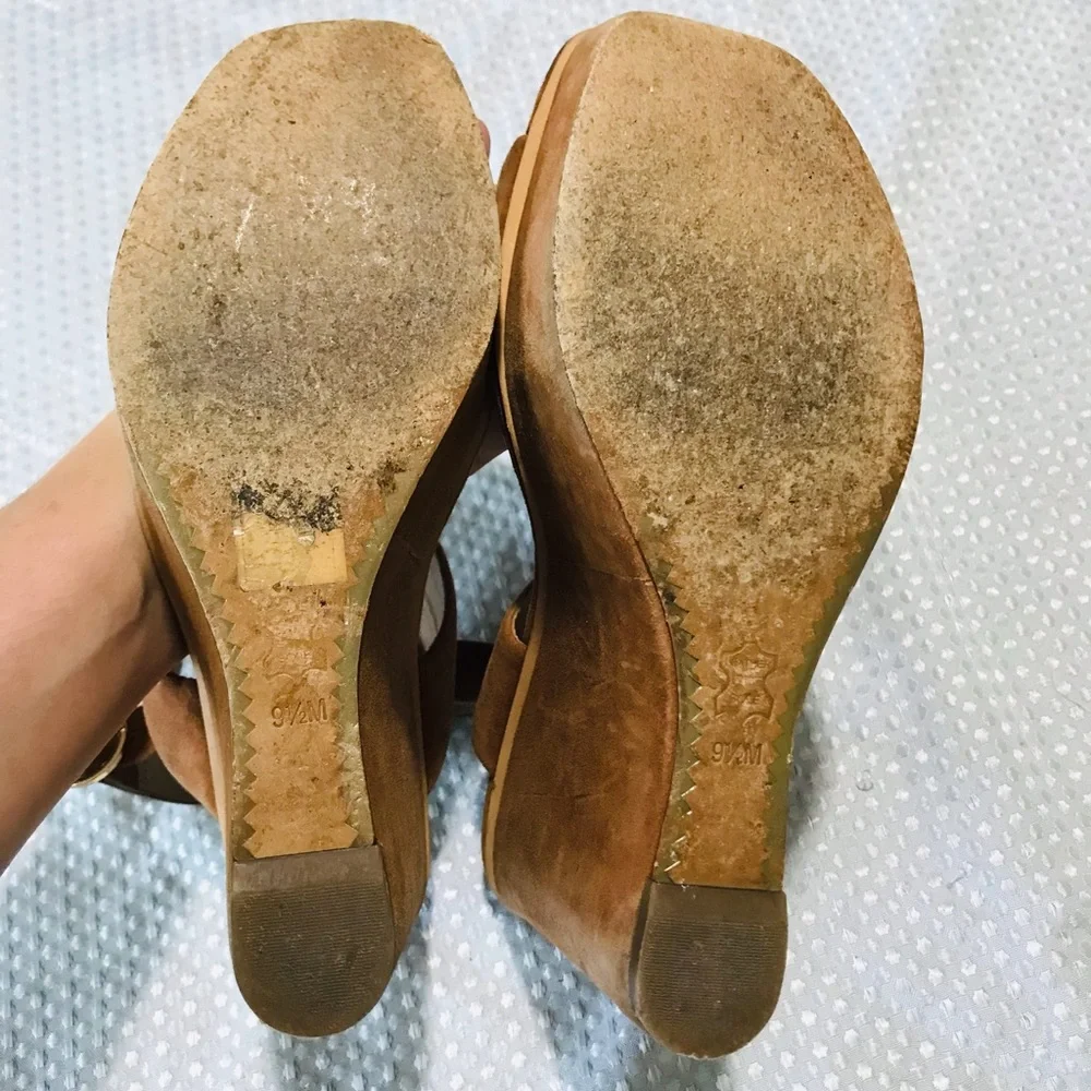 Tory Burch suede wedges
